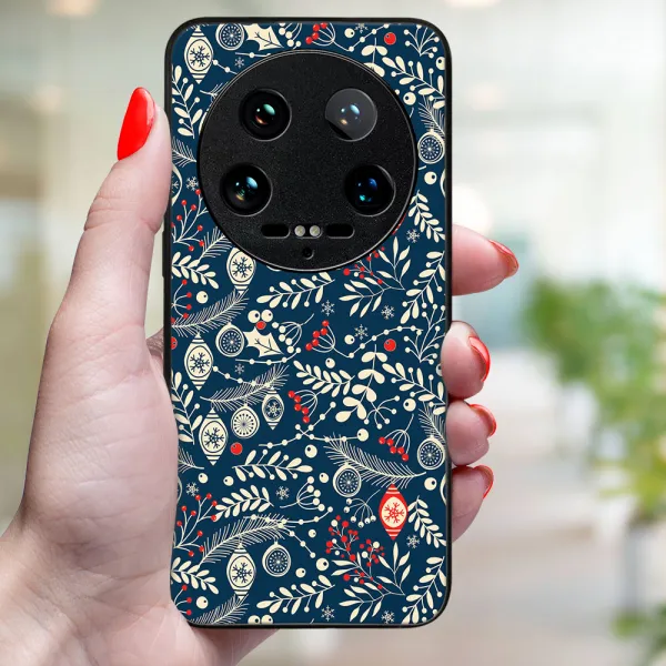 MY ART Kryt s vianočným dizajnom Xiaomi 14 Ultra MISTLETOE (070)