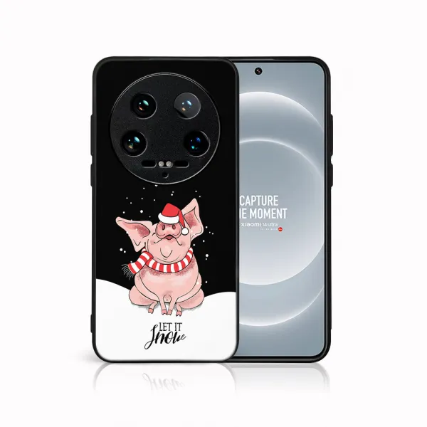 MY ART Kryt s vianočným dizajnom Xiaomi 14 Ultra LET IT SNOW (075)