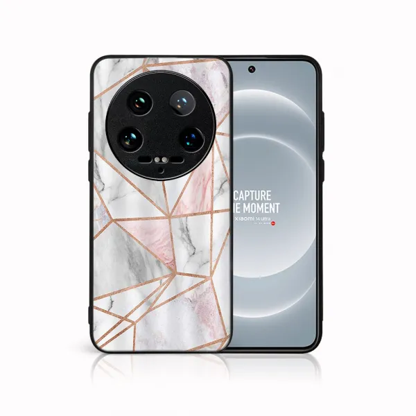 MY ART Ochranný kryt pre Xiaomi 14 Ultra PINK MARBLE (143)