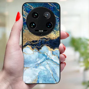 MY ART Ochranný kryt pre Xiaomi 14 Ultra BLUE MARBLE (141)