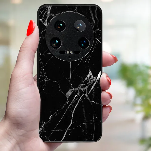 MY ART Ochranný kryt pre Xiaomi 14 Ultra BLACK MARBLE (142)