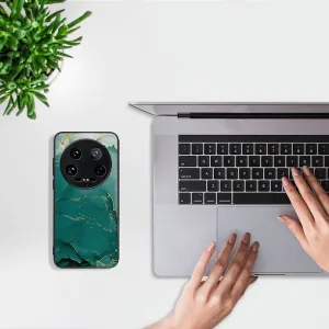 MY ART Ochranný kryt pre Xiaomi 14 Ultra GREEN MARBLE (145)