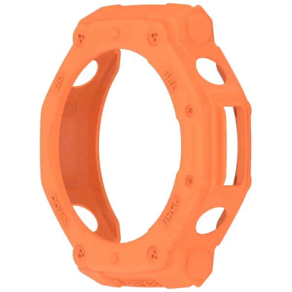 TPU HALF COVER Kryt pre Amazfit T-Rex 3 oranžový