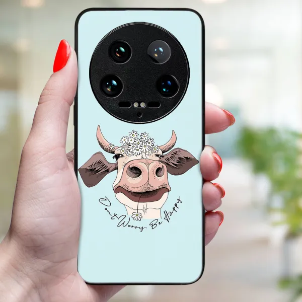 MY ART Ochranný kryt pre Xiaomi 14 Ultra HAPPY COW (181)