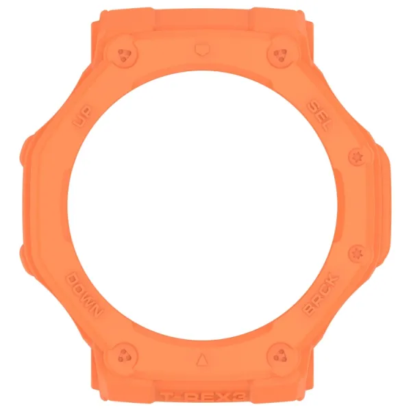 TPU HALF COVER Kryt pre Amazfit T-Rex 3 oranžový