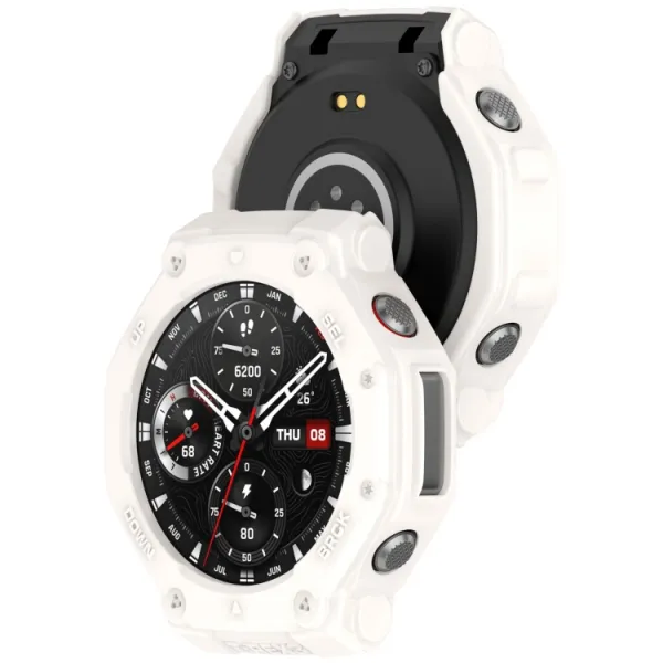TPU HALF COVER Kryt pre Amazfit T-Rex 3 biely