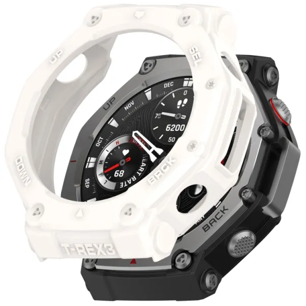 TPU HALF COVER Kryt pre Amazfit T-Rex 3 biely