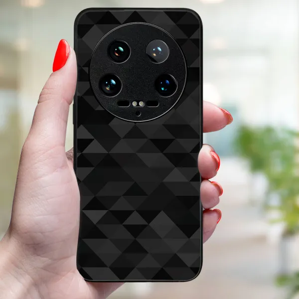 MY ART Ochranný kryt pre Xiaomi 14 Ultra BLACK TRIANGLES (232)