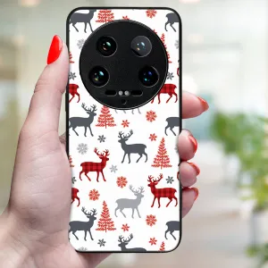 MY ART Kryt s vianočným dizajnom Xiaomi 14 Ultra DEER (068)