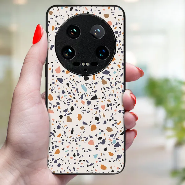 MY ART Ochranný kryt pre Xiaomi 14 Ultra BEIGE TERRAZZO (162)