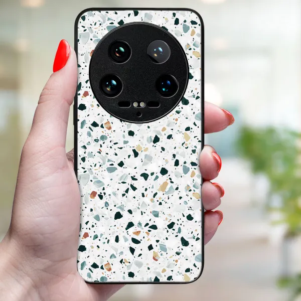 MY ART Ochranný kryt pre Xiaomi 14 Ultra GREY TERRAZZO (163)