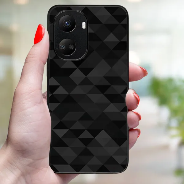 MY ART Ochranný kryt pre Huawei Nova 10 SE BLACK TRIANGLES (232)