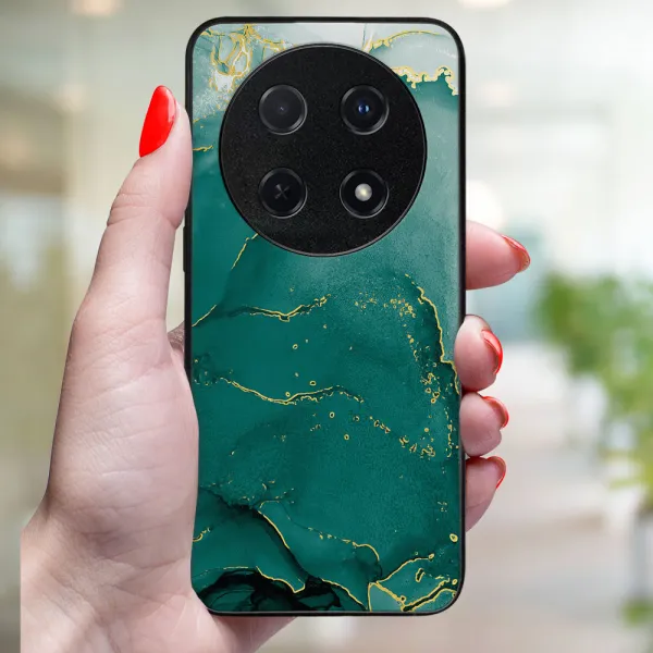 MY ART Ochranný kryt pre Huawei Nova 12i GREEN MARBLE (145)