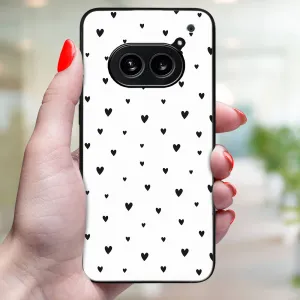 MY ART Ochranný kryt pre Nothing Phone 2a BLACK HEARTS (167)