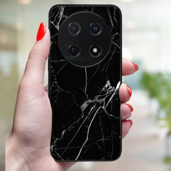 MY ART Ochranný kryt pre Huawei Nova 12i BLACK MARBLE (142)