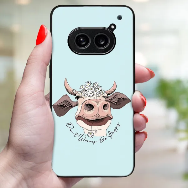 MY ART Ochranný kryt pre Nothing Phone 2a HAPPY COW (181)