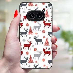 MY ART Kryt s vianočným dizajnom Nothing Phone 2a DEER (068)