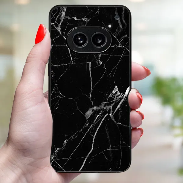 MY ART Ochranný kryt pre Nothing Phone 2a BLACK MARBLE (142)