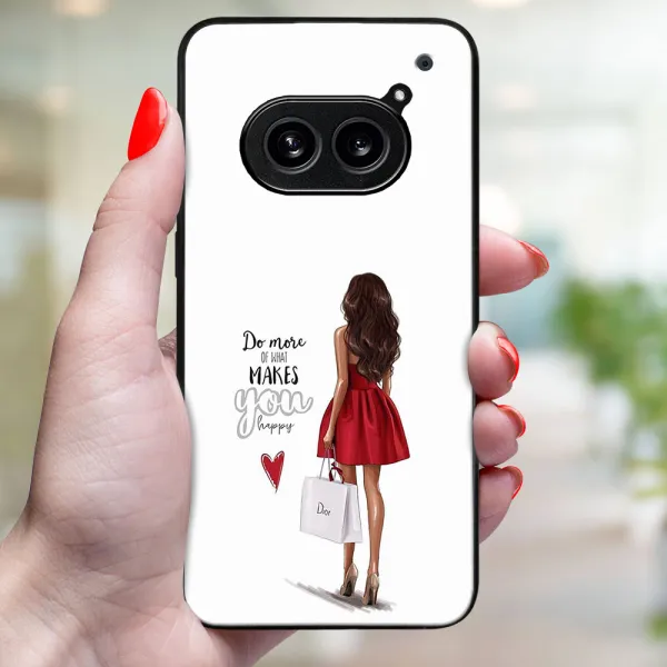 MY ART Ochranný kryt pre Nothing Phone 2a RED DRESS (137)