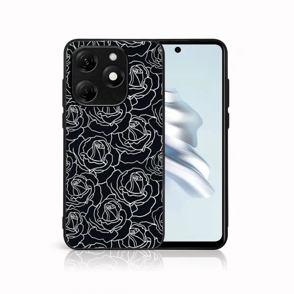 MY ART Ochranný kryt pre Tecno Spark 20 ROSES (172)