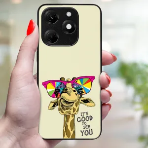 MY ART Ochranný kryt pre Tecno Spark 20 GIRAFFE (180)
