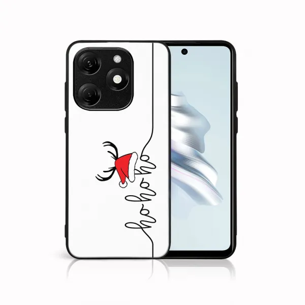 MY ART Kryt s vianočným dizajnom Tecno Spark 20 HOHOHO (073)