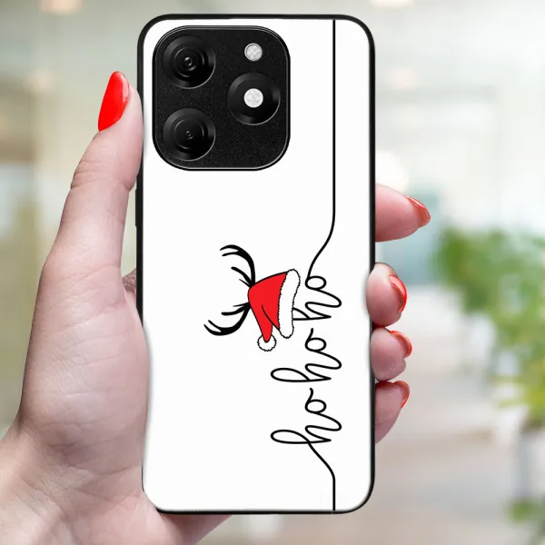 MY ART Kryt s vianočným dizajnom Tecno Spark 20 HOHOHO (073)