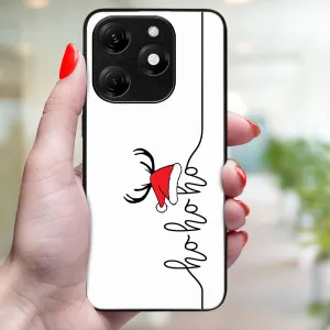MY ART Kryt s vianočným dizajnom Tecno Spark 20 HOHOHO (073)