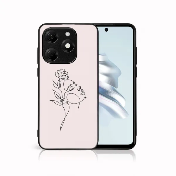 MY ART Ochranný kryt pre Tecno Spark 20 ROSE GIRL (198)