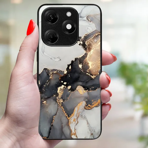 MY ART Ochranný kryt pre Tecno Spark 20 GREY MARBLE (140)