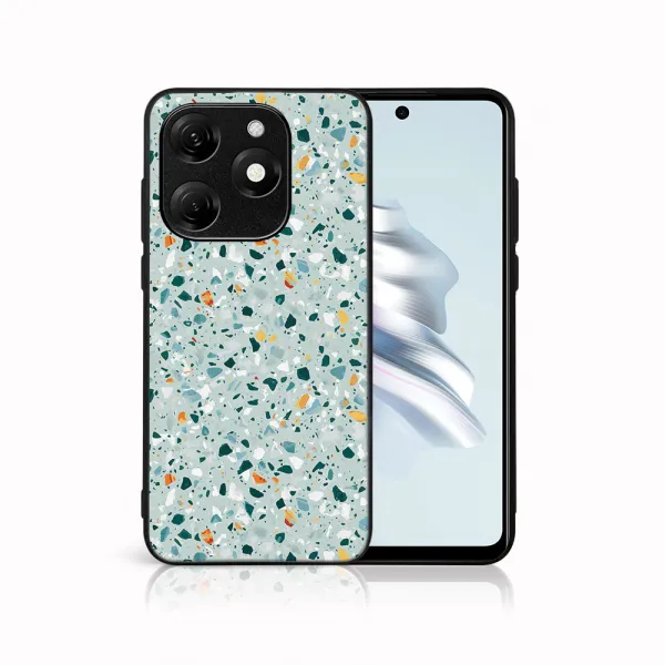 MY ART Ochranný kryt pre Tecno Spark 20 BLUE TERRAZZO (164)