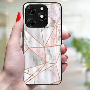 MY ART Ochranný kryt pre Tecno Spark 20 PINK MARBLE (143)