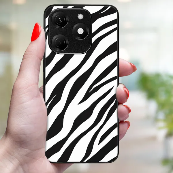 MY ART Ochranný kryt pre Tecno Spark 20 ZEBRA (237)