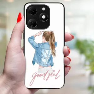 MY ART Ochranný kryt pre Tecno Spark 20 GOOD GIRL (130)