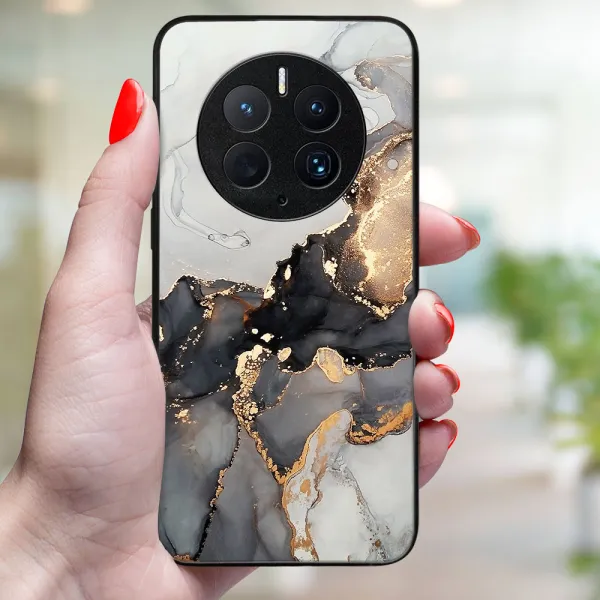 MY ART Ochranný kryt pre Huawei Mate 50 Pro GREY MARBLE (140)