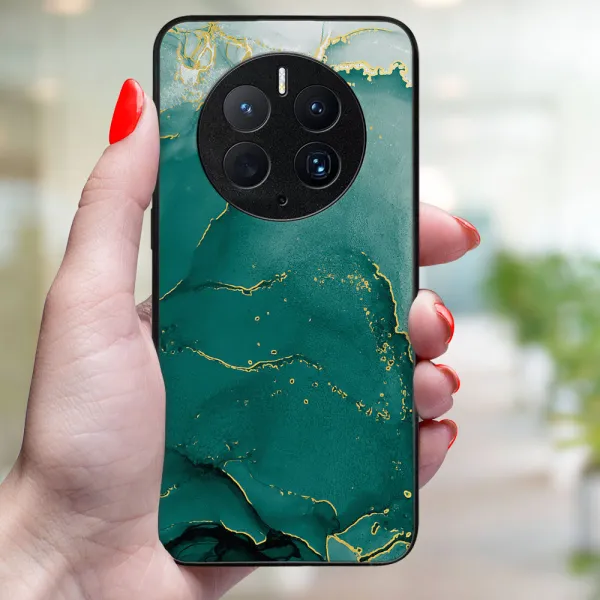 MY ART Ochranný kryt pre Huawei Mate 50 Pro GREEN MARBLE (145)