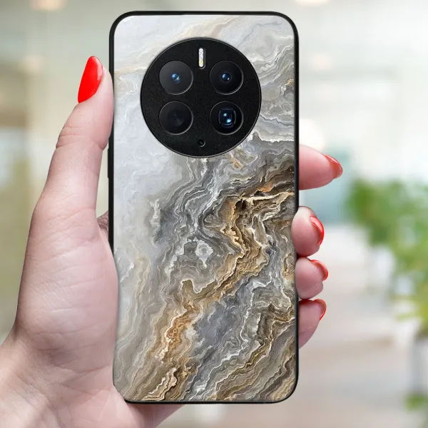 MY ART Ochranný kryt pre Huawei Mate 50 Pro BEIGE (151)