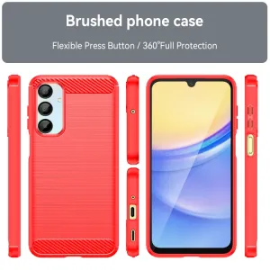 FLEXI TPU Ochranný kryt Samsung Galaxy A16 / A16 5G červený
