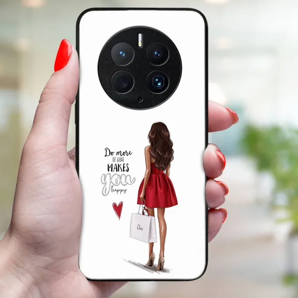 MY ART Ochranný kryt pre Huawei Mate 50 Pro RED DRESS (137)