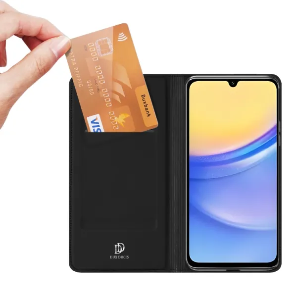 DUX Zaklápacie puzdro pre Samsung Galaxy A16 / A16 5G čierne