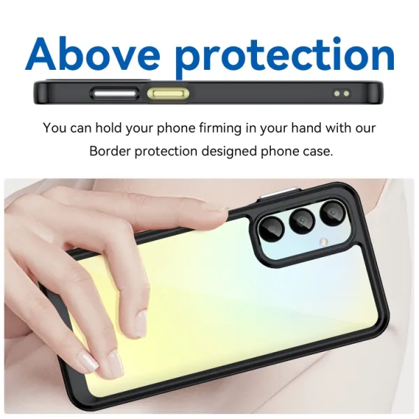 CRYSTAL Ochranný kryt pre Samsung Galaxy A16 / A16 5G čierny