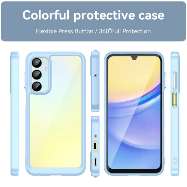 CRYSTAL Ochranný kryt pre Samsung Galaxy A16 / A16 5G modrý
