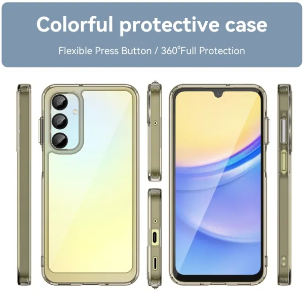 CRYSTAL Ochranný kryt pre Samsung Galaxy A16 / A16 5G šedý