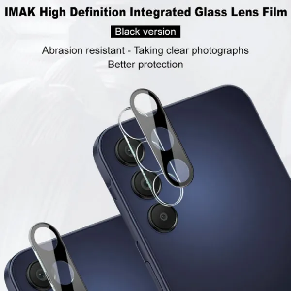 IMAK FULL COVER Sklo pre fotoaparát Samsung Galaxy A16 / A16 5G čierne