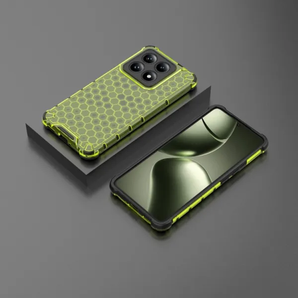 HONEYCOMB Ochranný kryt Xiaomi 14T zelený