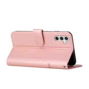 STITCHED Peňaženkový kryt pre Samsung Galaxy A16 / A16 5G ružový