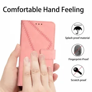 STITCHED Peňaženkový kryt pre Honor 200 Smart 5G ružový