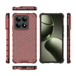HONEYCOMB Ochranný kryt Xiaomi 14T červený