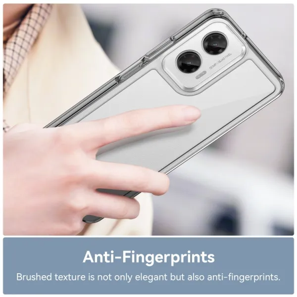 CRYSTAL Ochranný kryt pre Motorola Moto G35 5G priehľadný