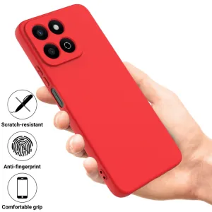 RUBBER Ochranný kryt pre Honor 200 Smart 5G červený